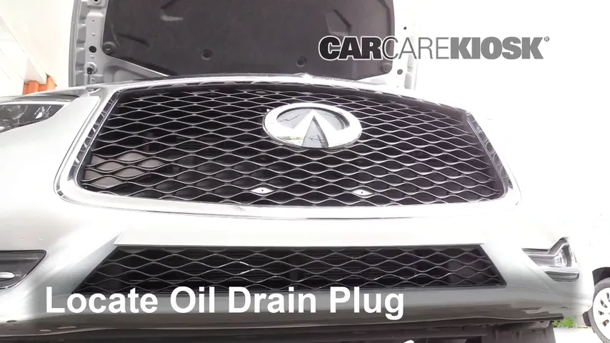 2017 Infiniti Q60 Premium 3.0L V6 Turbo Oil Change Oil and Oil Filter